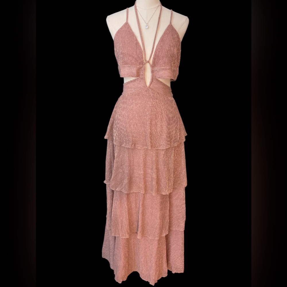 LINE & DOT - REVOLVE SONIA TIERED MAXI DRESS Size L - Picture 2 of 15